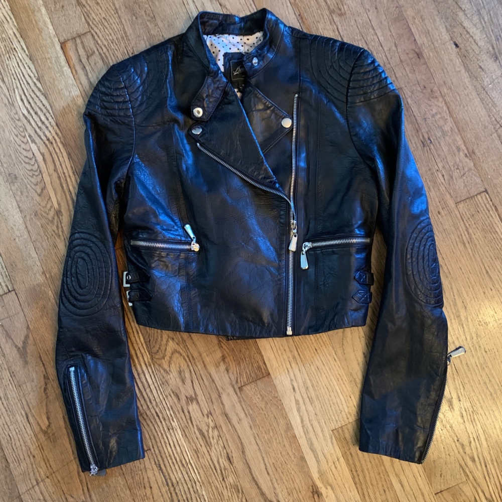 Womens 100% Lamb Leather Jacket